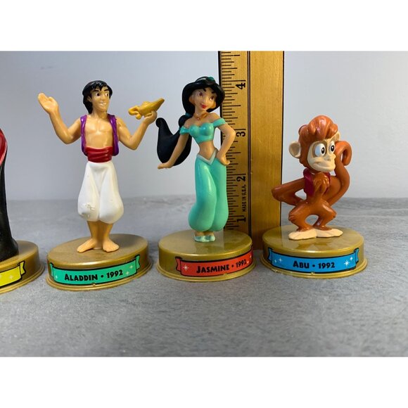 Vintage McDonalds 2002 Disney Aladdin Figure Set Featuring Genie Abu Aladdin Jas - Picture 11 of 16